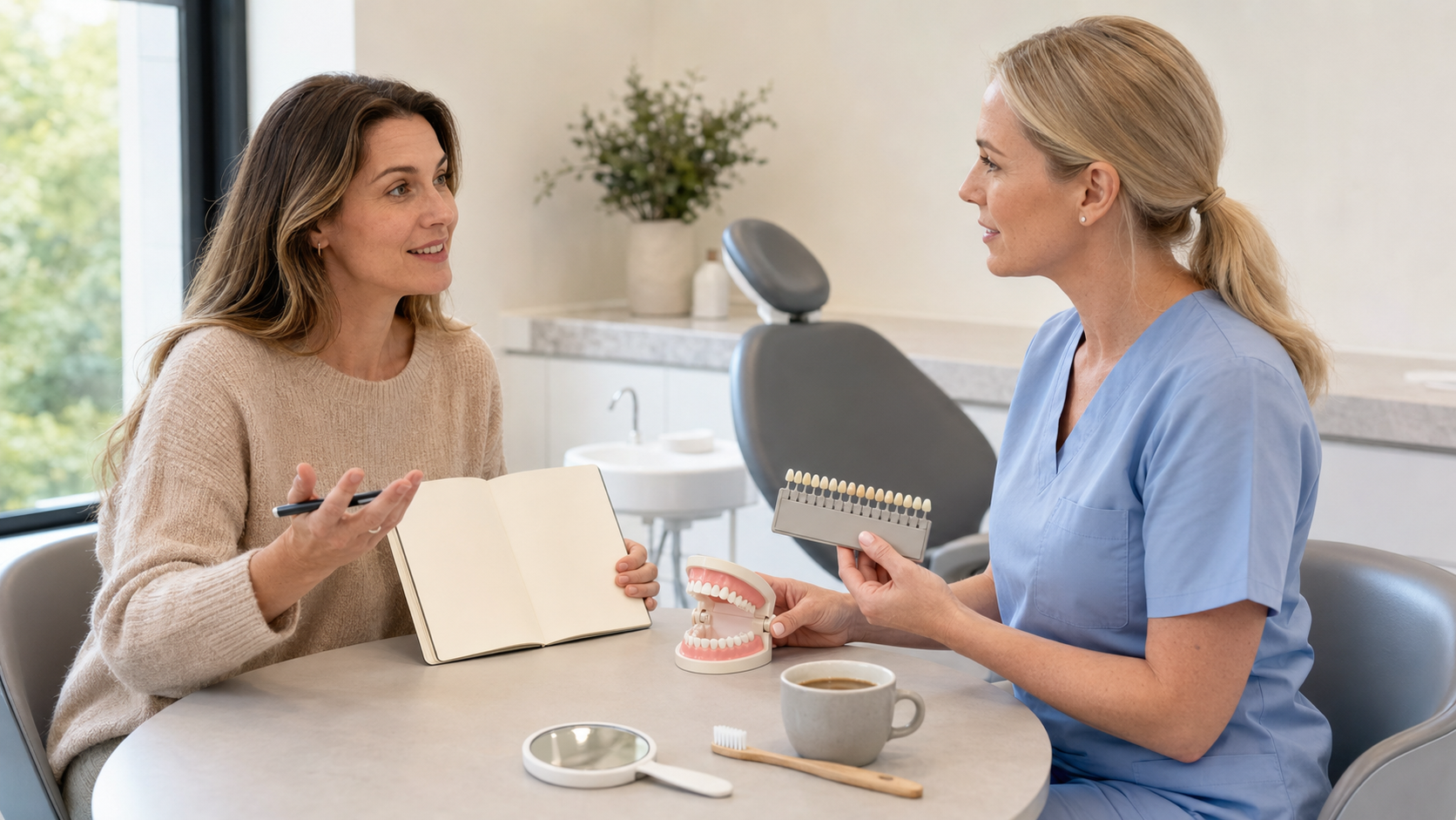 Preparing practical questions before an appointment
